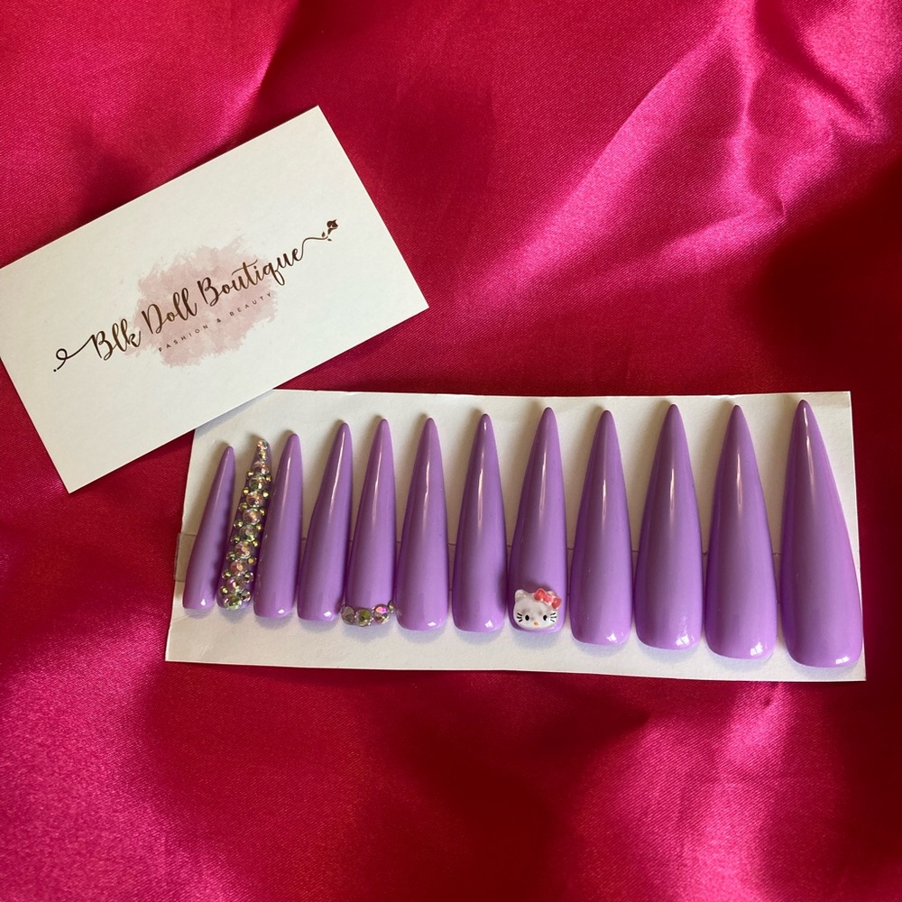 HelloKittySet - Press on nails